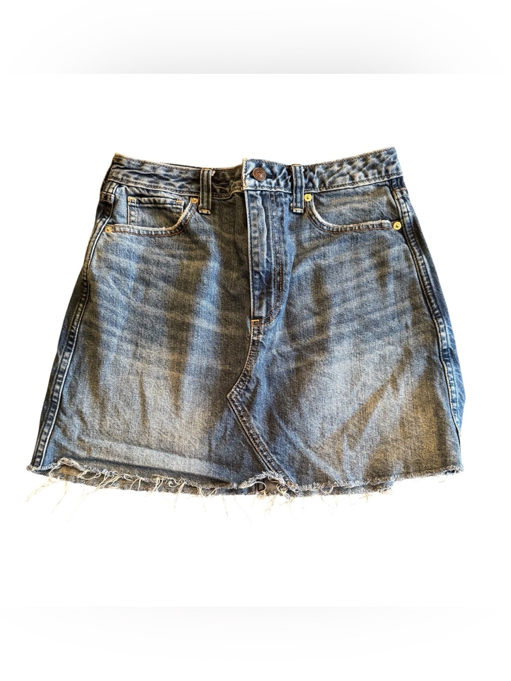 Abercrombie & Fitch Blue Denim Mini Skirt